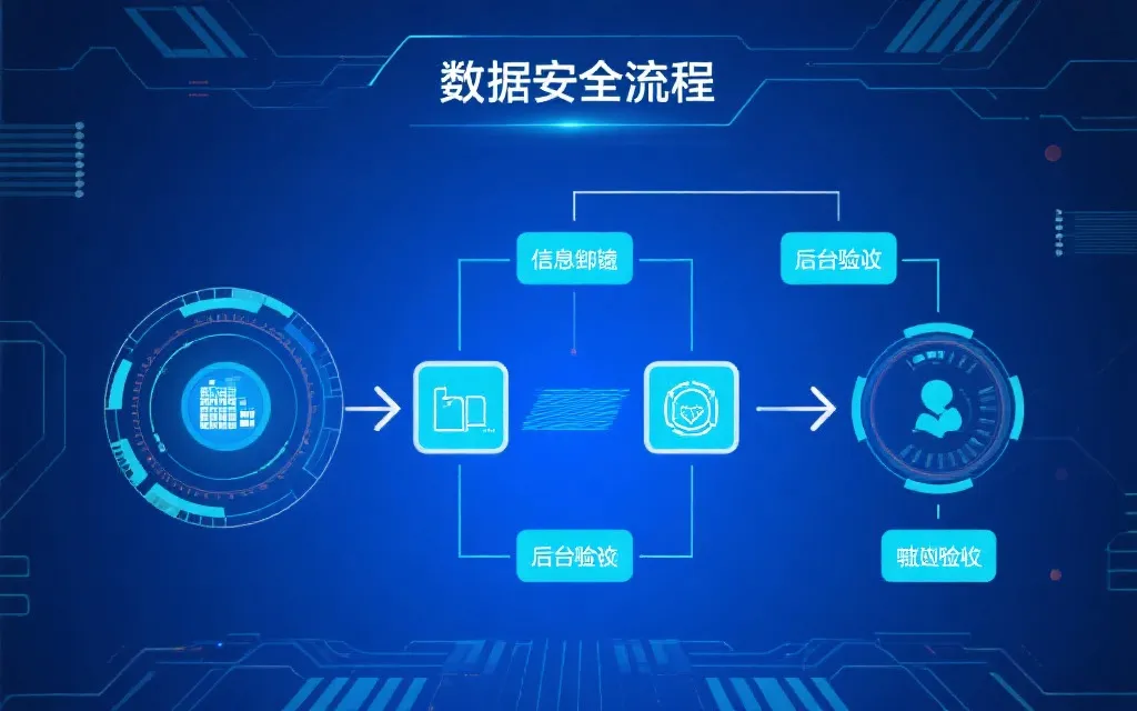 数据安全与透明流程示意图